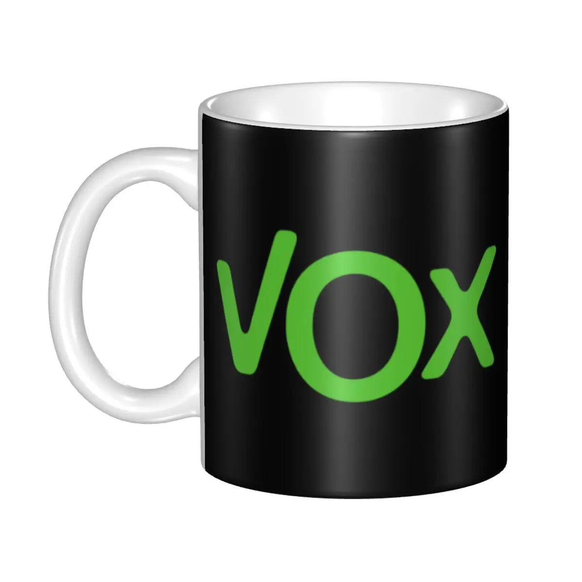 Custom Spain Vox Logo Flag Mug DIY Spanish Political Party Ceramic Tea Milk Coffee Cup 5