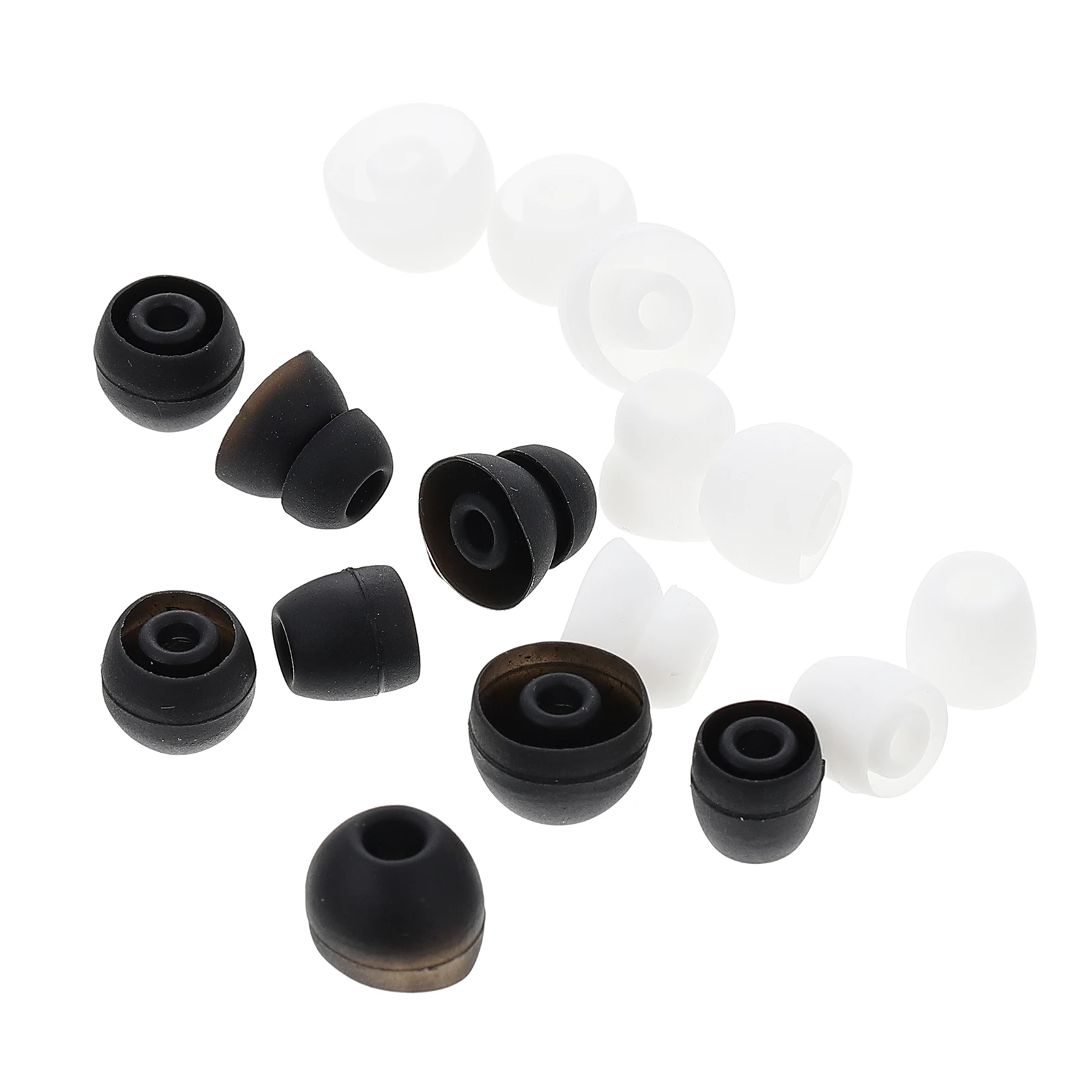 

Silicone Ear Plugs Replacement Tips 2 Sets Soft Noise Cancelling Dust Proof Silica Gel Eartips Headset Ear Pad Long Wear