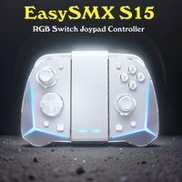 EasySMX S15 L/R Ergonomic Joypad Wireless RGB Controller Compatible with Nintendo Switch/OLED, Gyroscop, Amiibo, Hall Effect