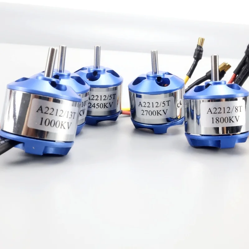 Moteur sans balais A2212 1000KV 1400KV 2200KV 2450KV 2700KV pour plate-forme d'avion RC moteur sans balais multi-rotor Outrunner