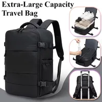 Mochila de viaje de compresión al vacío para equipaje de viaje con juego combinado de bomba de vacío. Este bolso de doble hombro sellado al vacío es ideal.