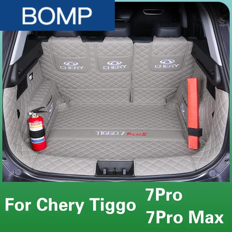 

Custom Trunk Mat For Chery Tiggo 7Pro Max 7 Pro Leather Waterproof Full Coverage Cargo Liner Interior Modification Accessories