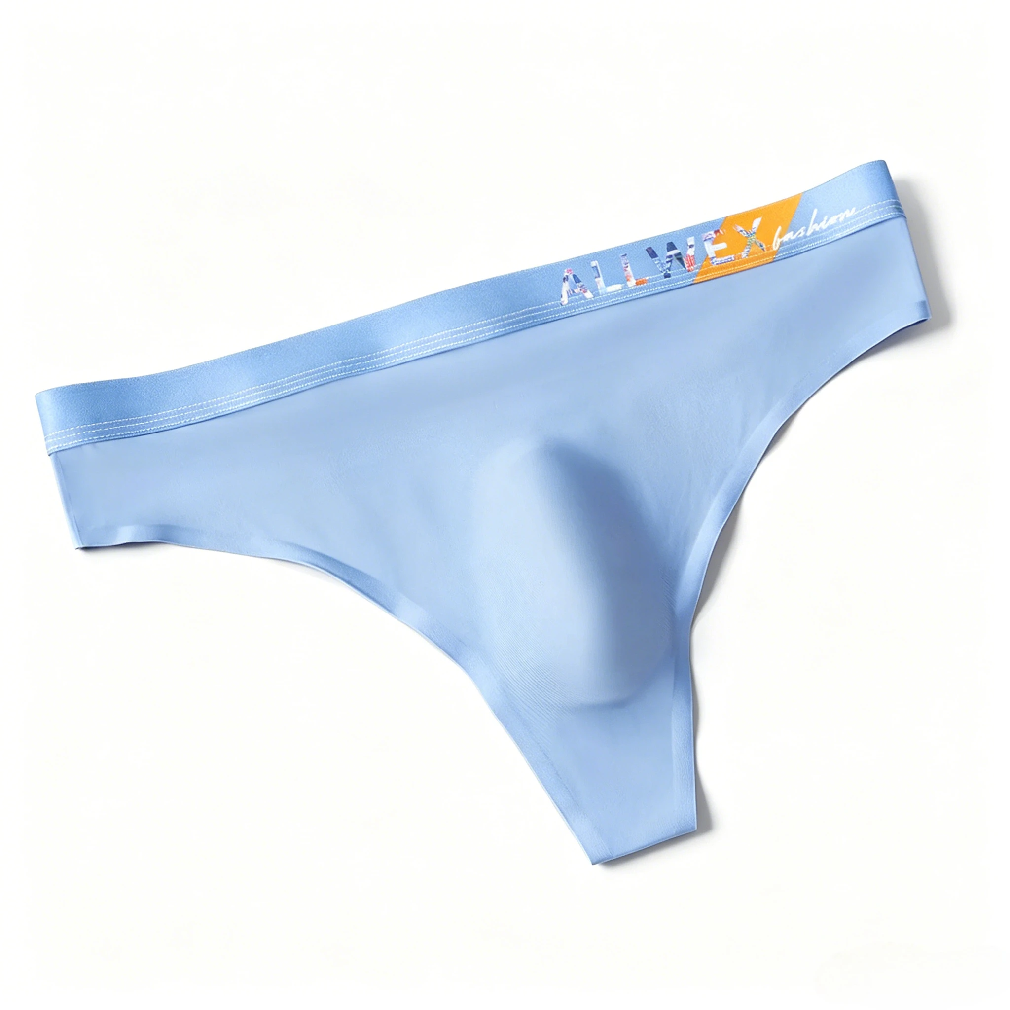 Ice Silk Thong for men 3D U-convex Low Rise Seamless Ultra-thin Quick Dry Cool Feel T Back Panties Youth Comfortable Daily Wear