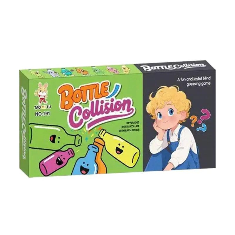 1Set Guess The Bottle Game Puzzle Colorful Classification Toy For Kids Memory Training Game Parent Child Interaction Board Game