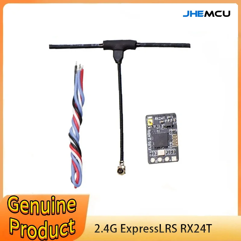 

2.4G ELRS ExpressLRS RX24T Radio Nano Long Range Receiver 11X18mm for FPV Racing Freestyle Long Palette Drones DIY Parts LR4 LR5