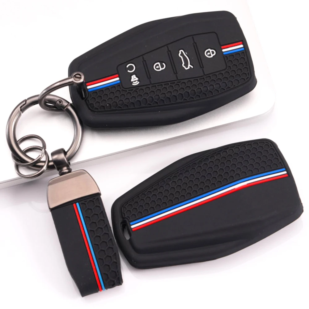 Smart Key Shell Keychain For Geely Coolray Emgrand GT GS S Monjaro Atlas Pro Azkarra Okavango Tugella Atlas GL Binray Jiaji