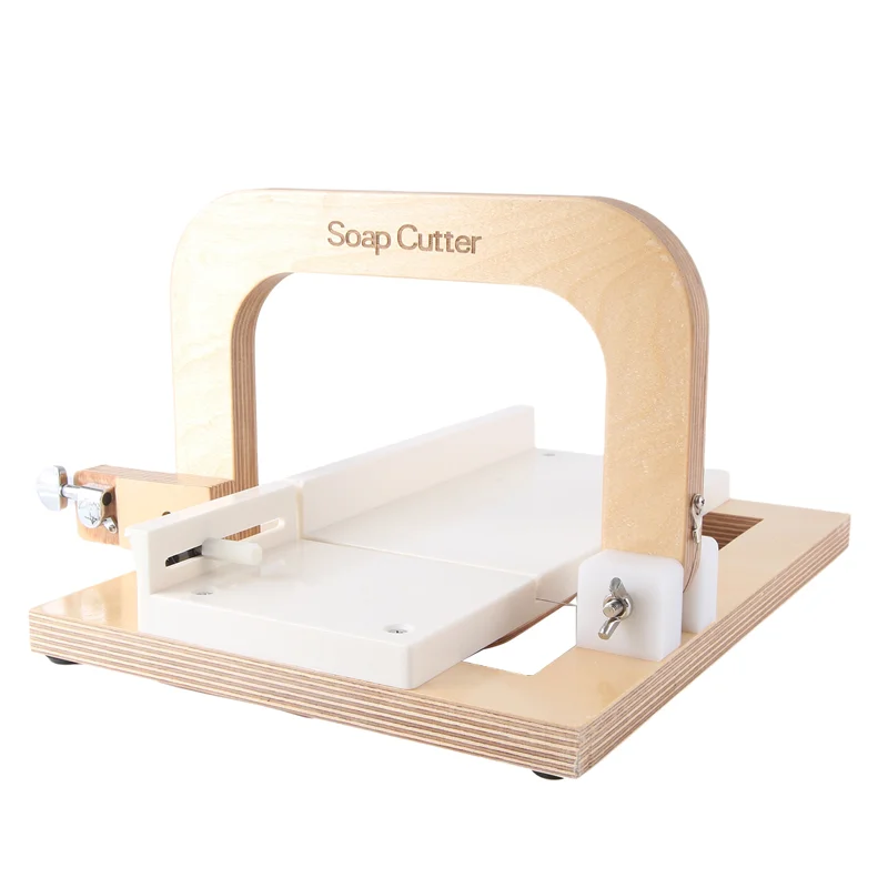 

Wooden Soap Cutter, Steel Wire Manual Making Cutting Machine Board Butter Cheese Slicer Ruler Professional