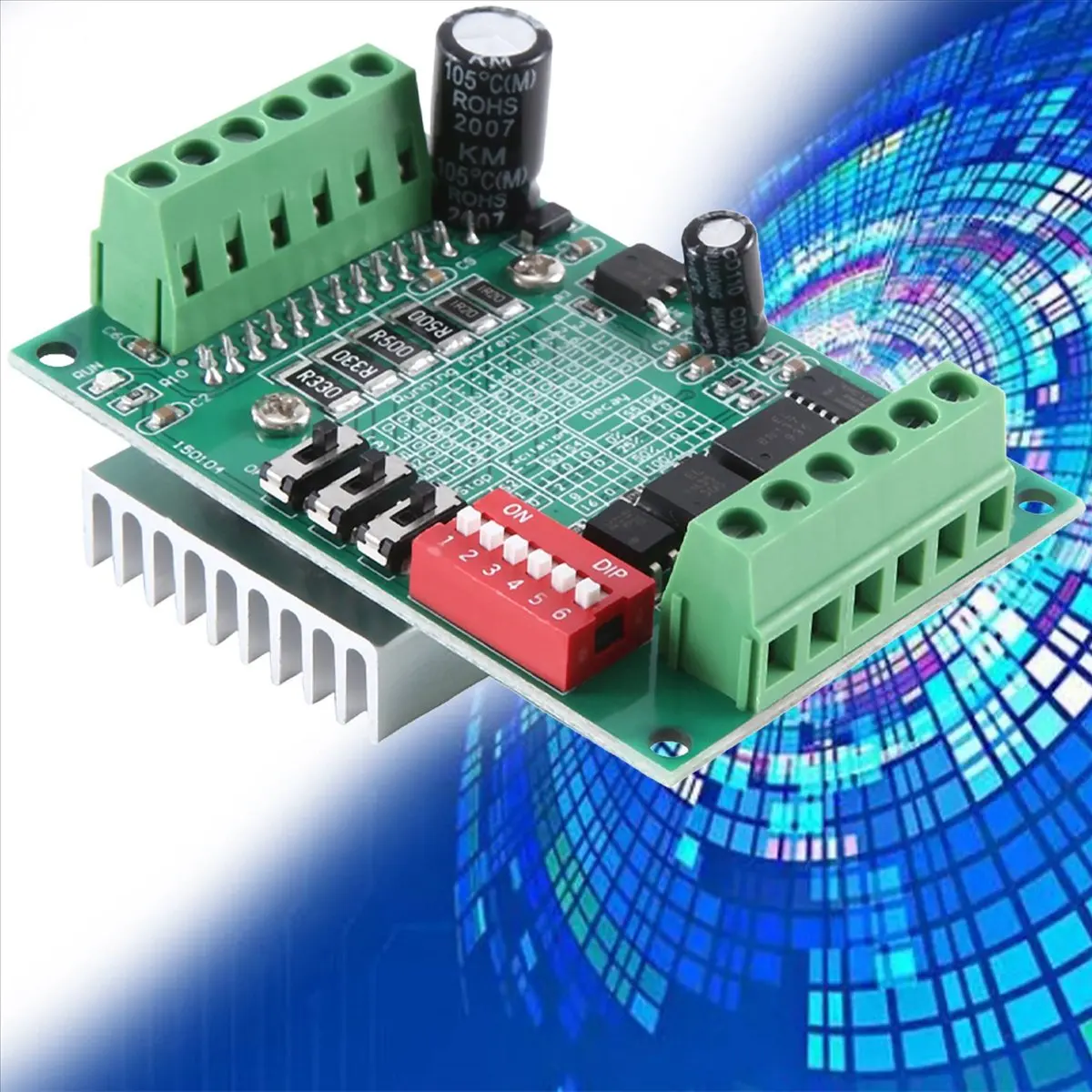 A72Z TB6560 3A Stepper Motor Driver 10-Speed Current Multi-Function Stepper Motor Driver Board Single Controller