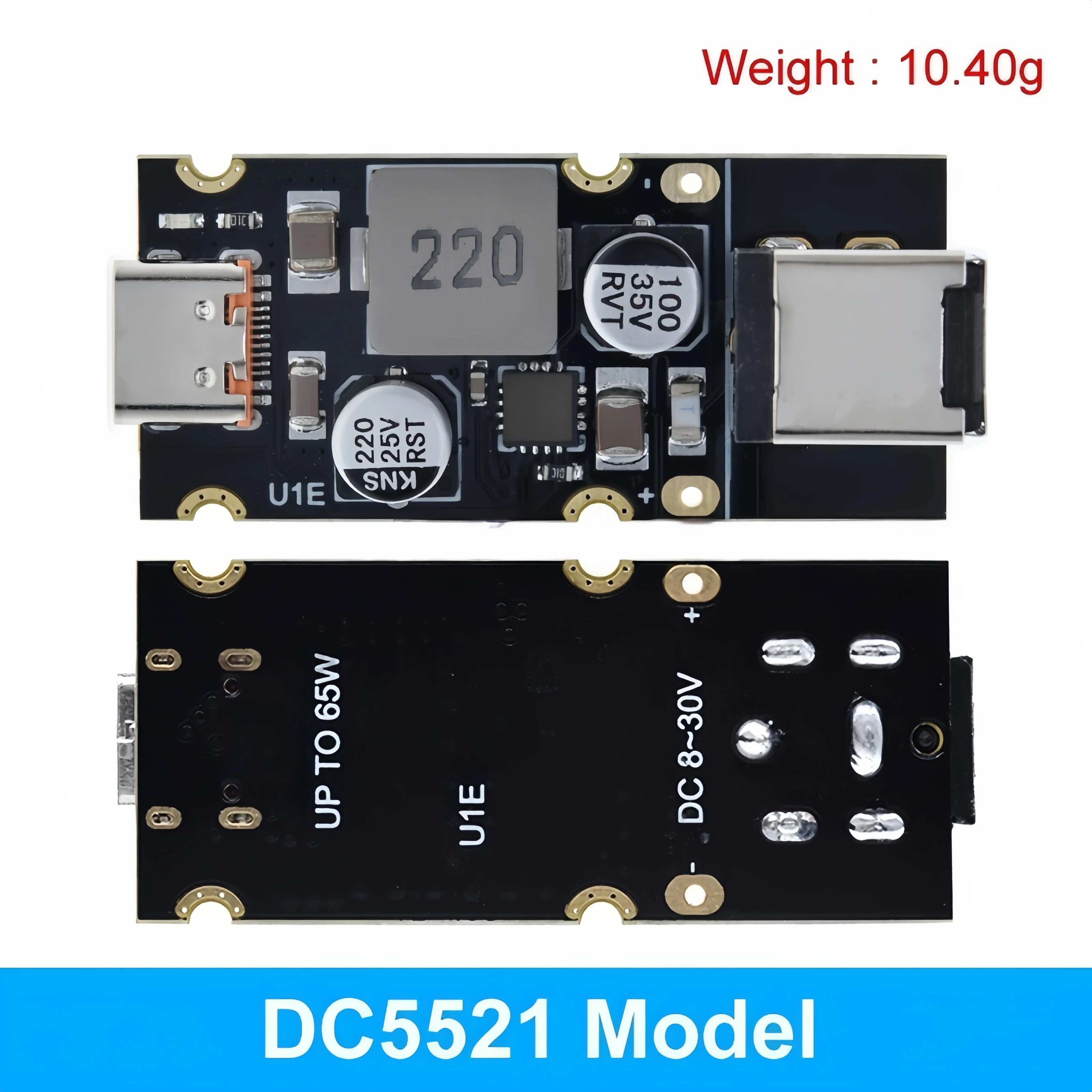WOJO PD65W Fast Charging Module Type-C USB Interface Supports PD3.1 QC3.0 SCP PPS Fast Charger 5V 9V 12V 20V