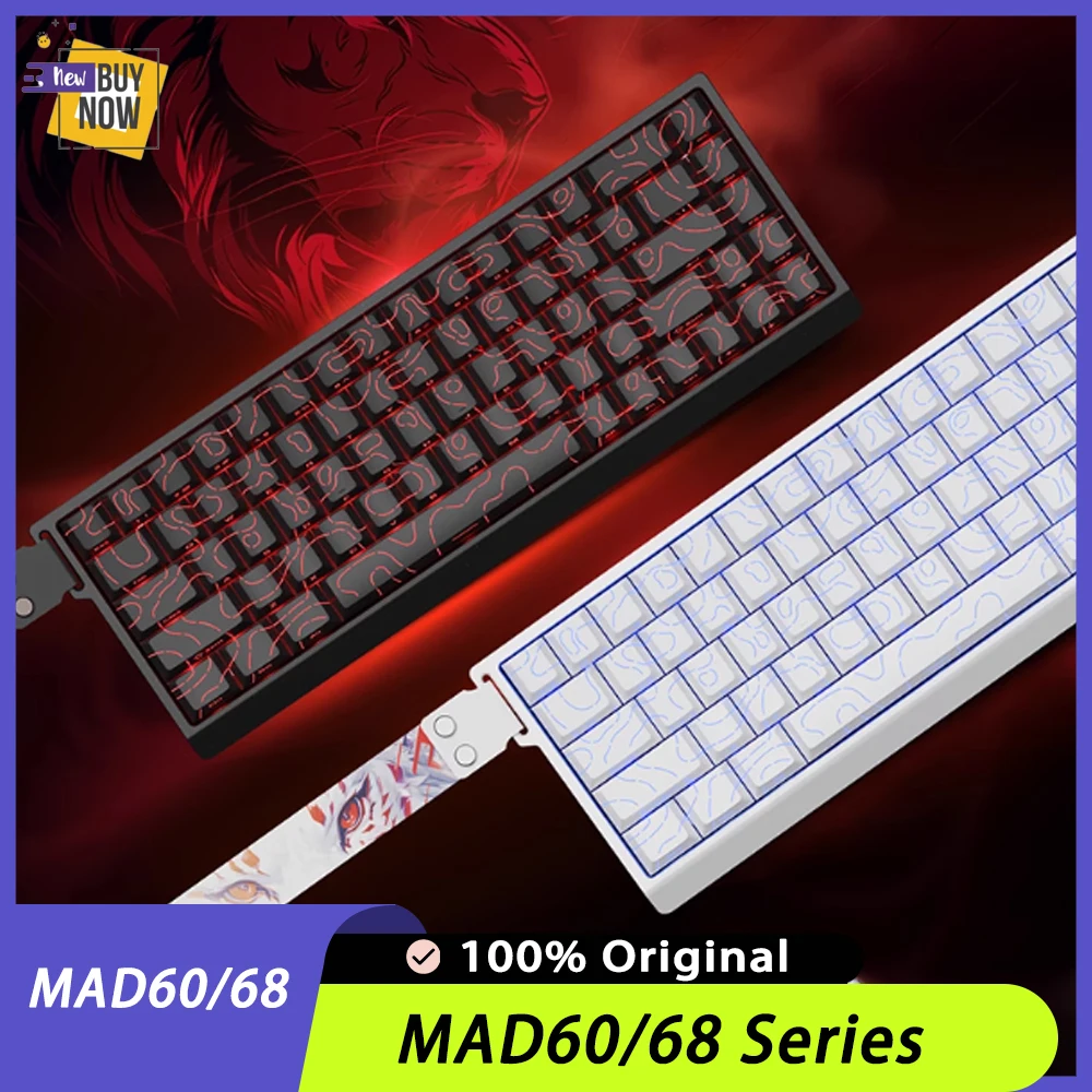 FGG MAD60 MAD68 Pro Series Mechanical Keyboard Magnetic Switch E-sport 0.04RT 8K Polling Rate 0.125ms Latency Aluminium