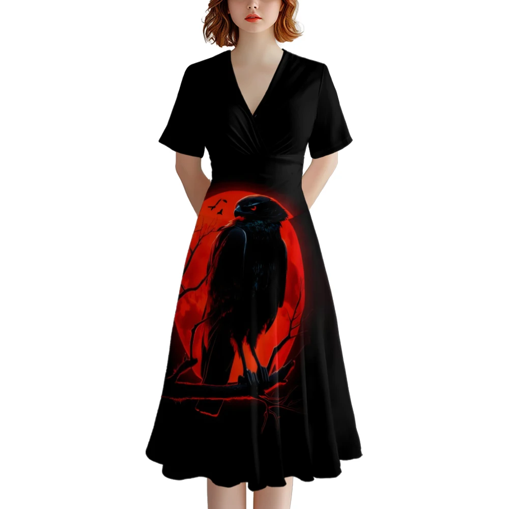 Robe Maxi à Col en V pour Femme, Streetwear Élégant, Hip Hop, Fille, Mode de ix, Été