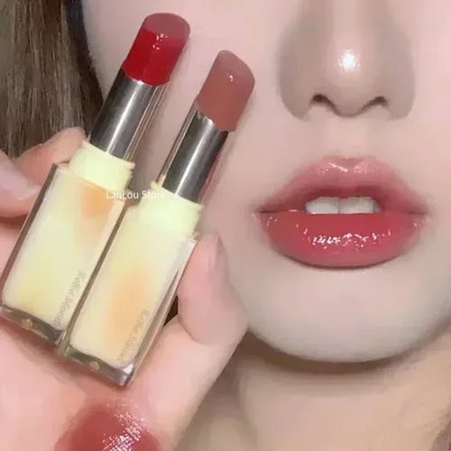 Imagen 2 del producto Bálsamo labial de cristal de Color levadura, lápiz labial de gelatina, espejo hidratante, luz de agua, brillo de labios sólido, esmalte de labios de vidrio, tinte, maquillaje de belleza