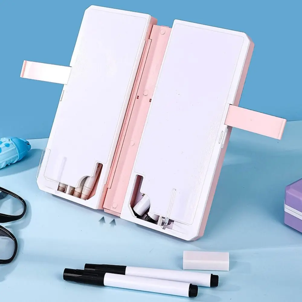 

Reading Bracket Bookstand Pen Case Stationery Organizer Multifunctional Reading Bookshelf Pencil Box Foldable Gift