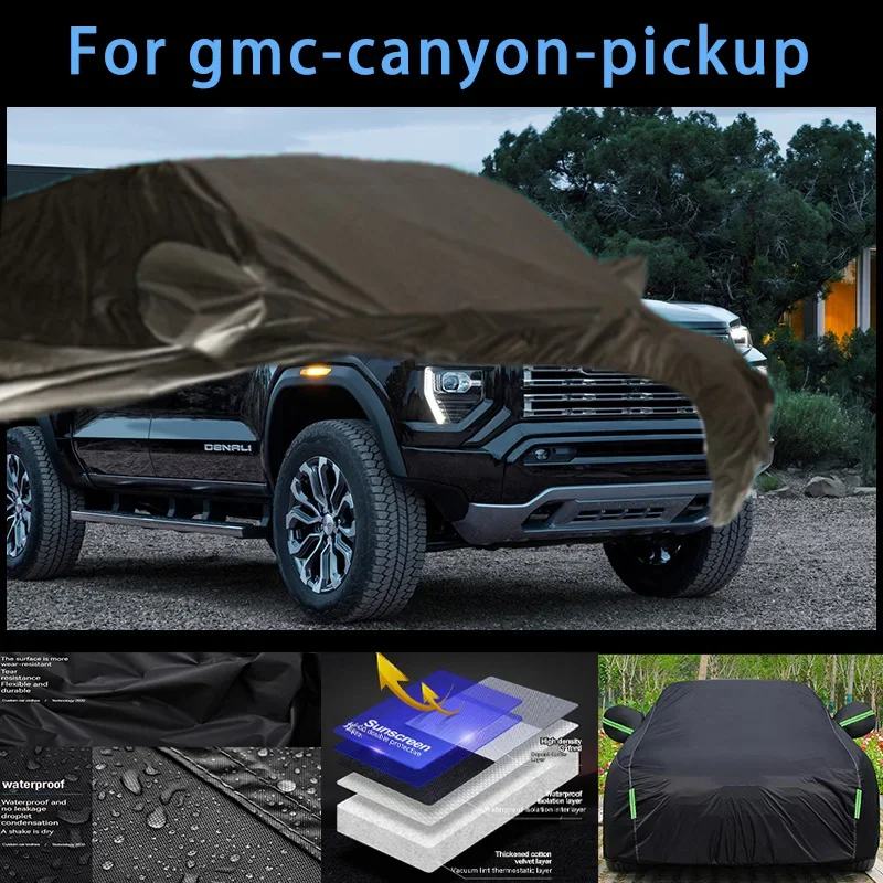 

For gmc-canyon-pickup Outdoor Protection Full Car Covers Snow Cover Sunshade Waterproof Dustproof Exterior Car accessories