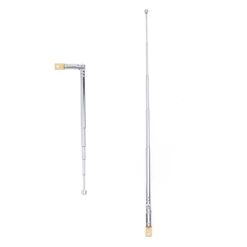 17/25cm 5 Section Metal Full-Channel Am Fm Radio Antenna Telescopic Antenna Rotating Antenna Aerial M2.5