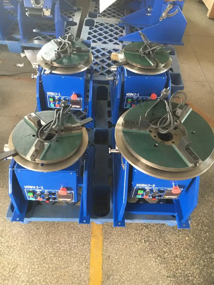 Welding Positioner/electric Rotating Table/100KG Welding Tables With WP300 Chuck/welding Rotator With Foot Switch