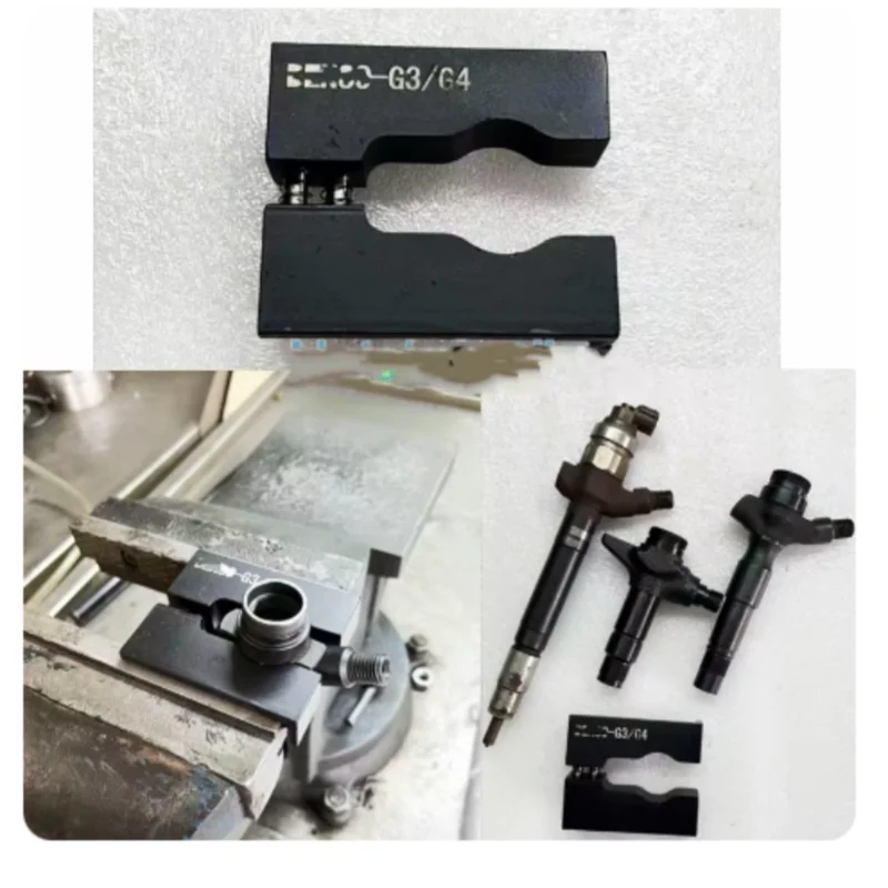 Diesel GM G3G4 Common Rail Injector Disassembly Fast Clamp Fuel Nozzle Fixture Plate Repair Tool for Denso