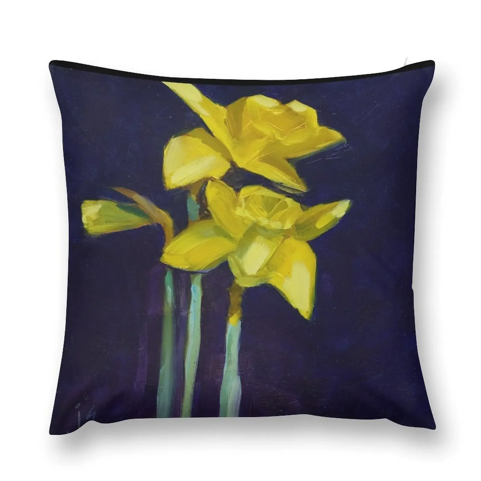 Daffodil Gold Throw Pillow Sofa Decorative Covers pillow cover luxury pillow