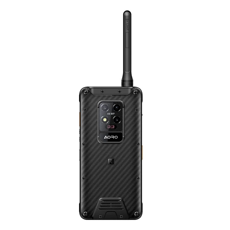 โทรศัพท์มือถือ AORO สมาร์ทโฟนกันน้ำ 2W DMR UHF Repeater วอล์คกี้ทอล์คกี้ LTE GSM คุณสมบัติโทรศัพท์มือถือที่ทนทาน