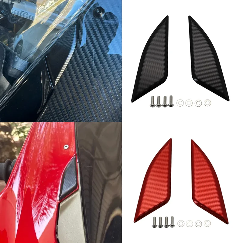 

2024 Windshield Drive Eliminator Mirror Hole Cover Rearview Mirror Base Cover For DUCATI Panigale V4 V4S V4R 2018-2023 2022