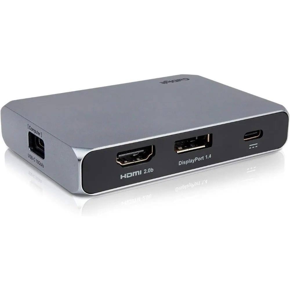 USB-C 10Gb/s SOHO Dock - Up to 4K 60Hz, HDMI 2.0b, DisplayPort 1.4, 10Gb/s USB A & USB C, UHS-II microSD and SD Card Readers