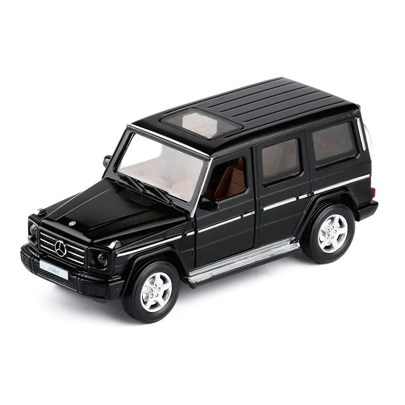 1:32 Mercedes-Benz G350d Legierung Automodell mit Pull-Back-Sound Licht Geschenk Sammlung Druckguss Spielzeug Modell