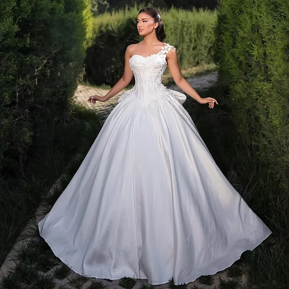 Generosi A-Line Abiti da sposa da donna Colletto a cuore Applicazioni in pizzo Abiti da sposa Principessa Abiti da sposa 2026 Personalizzato