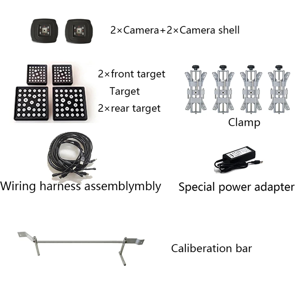 3D wheel alignment( camera + target+ clamp+power&cable) DDP to the client's door/CIF/EXW