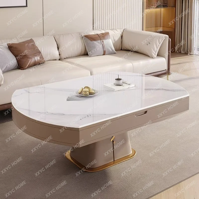 XXFactory Direct SalesMultifunctional Around Coffee Tables Classy Design  Center Coffee Tables White Foldable