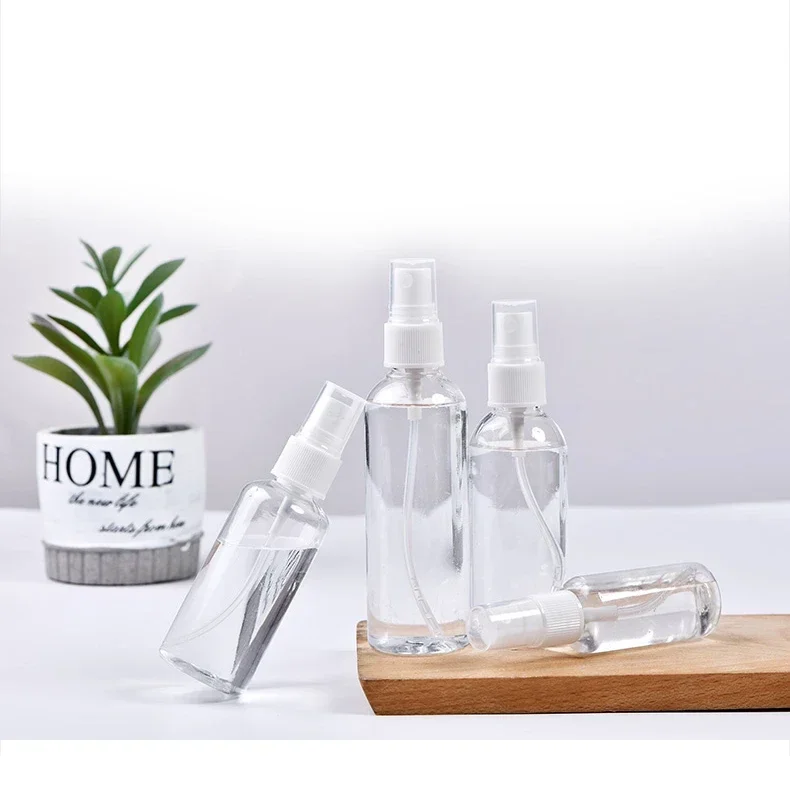 

5-200ml Spray Bottle Makeup Perfume Sub PET Plastic Pump Transparent Atomizer Alcohol Dispenser Portable Cosmetic Container