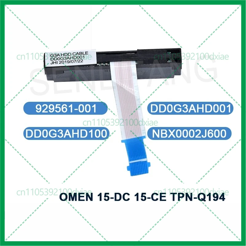 Nuevo 929561-001 DD0G3AHD001 DD0G3AHD100 NBX0002J600 Cable conector de disco duro para HP OMEN 15-DC 15-CE TPN-Q194 TPN-Q211 14-V
