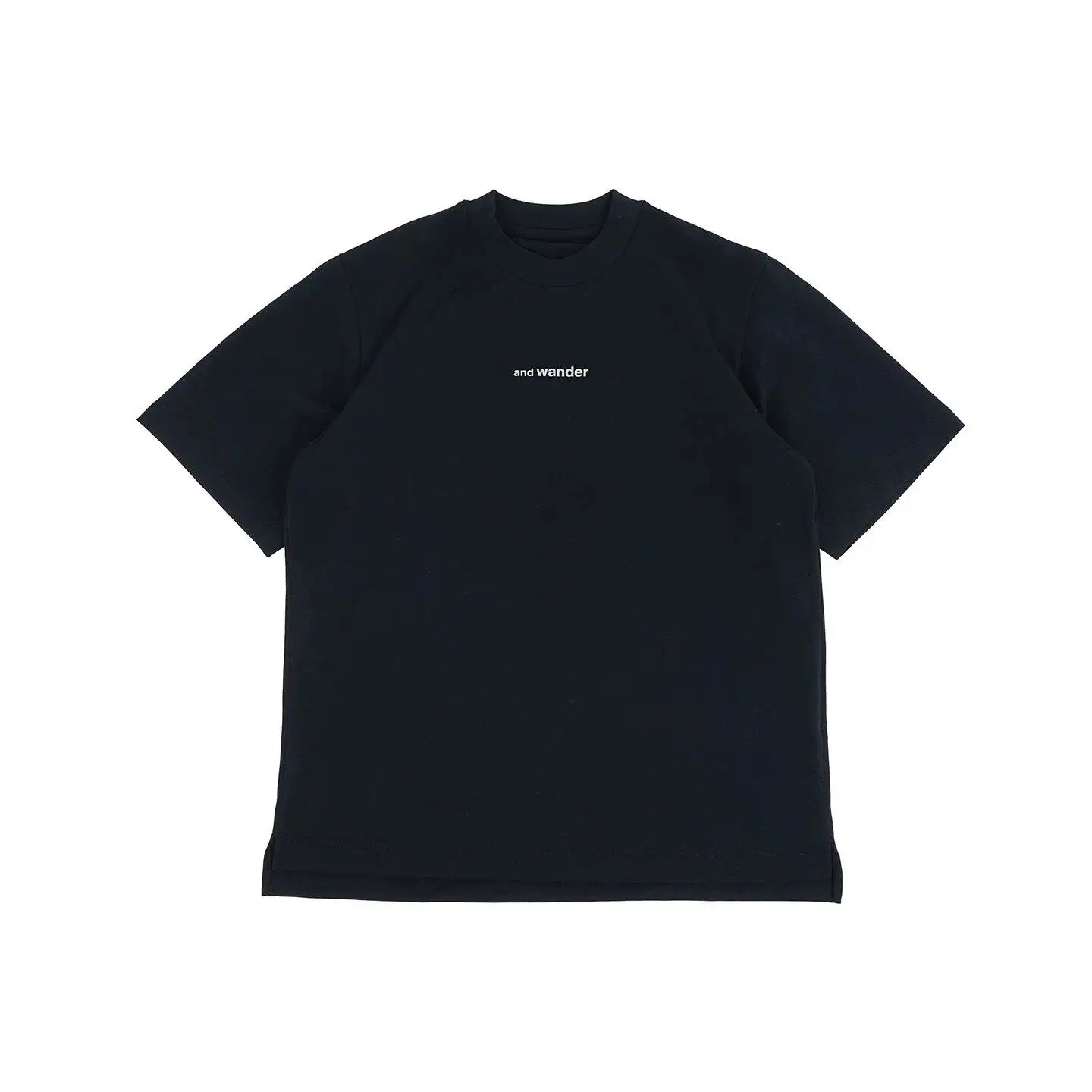 

2026 And Wander Dry Mesh Outdoor Sports Short Sleeve Classic Logo Quick Dry Loose Running Cycling Casual T Shirt