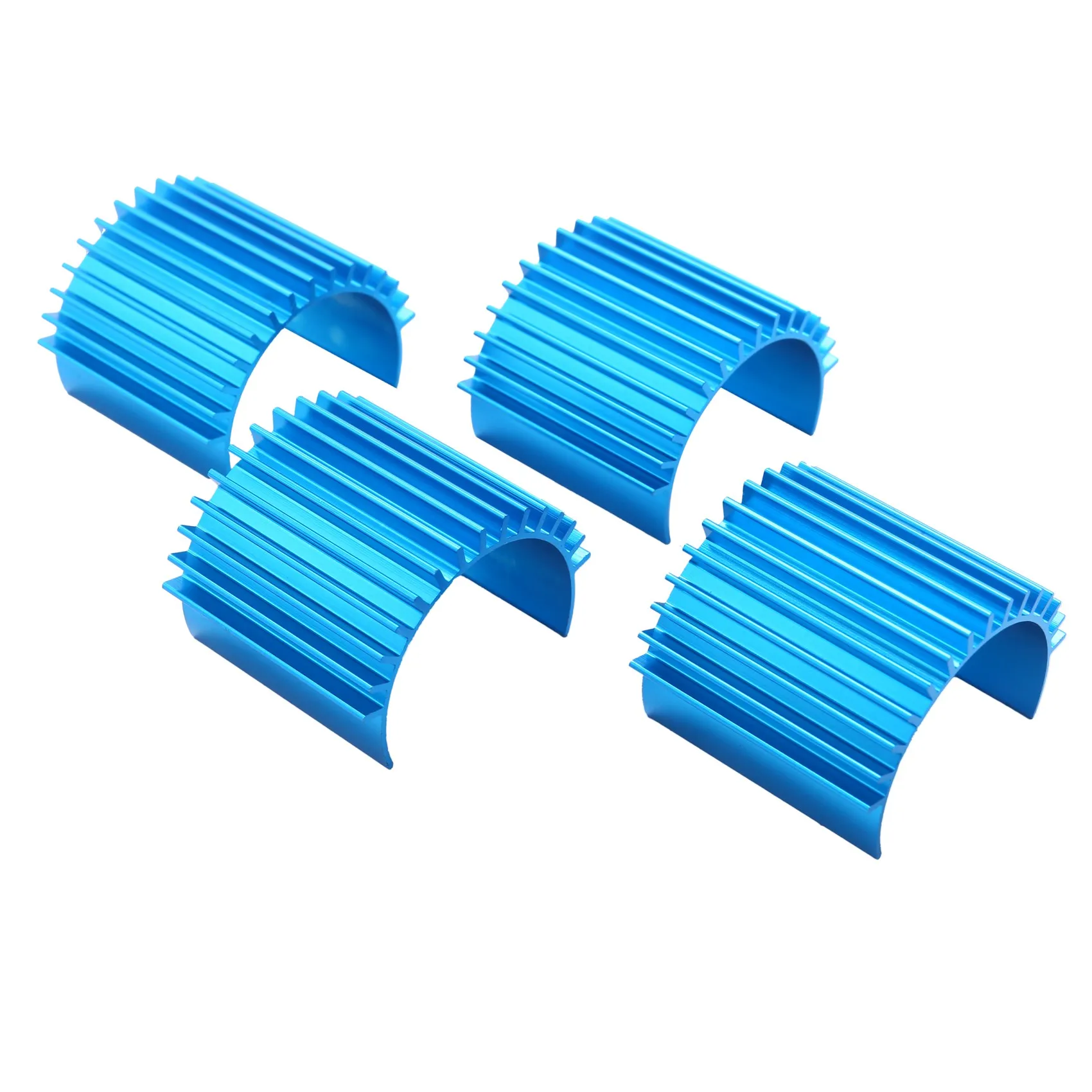 Aluminum 370 380 Motor Heat Sink Heatsink Cooling Fins for RC HSP Tamiya Traxxas 1/16 Car (Pack of 4)_A02I