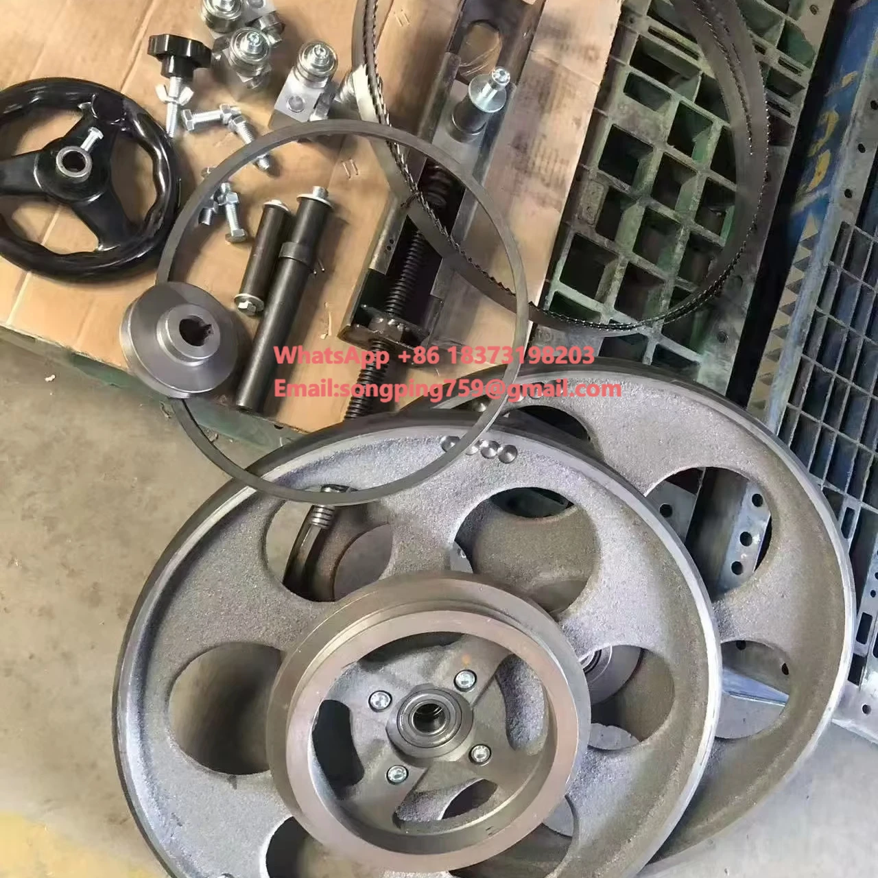 

20 Inch Industrial Woodworking Band Saw Machine Parts Set Portable Wood Saw Component Set