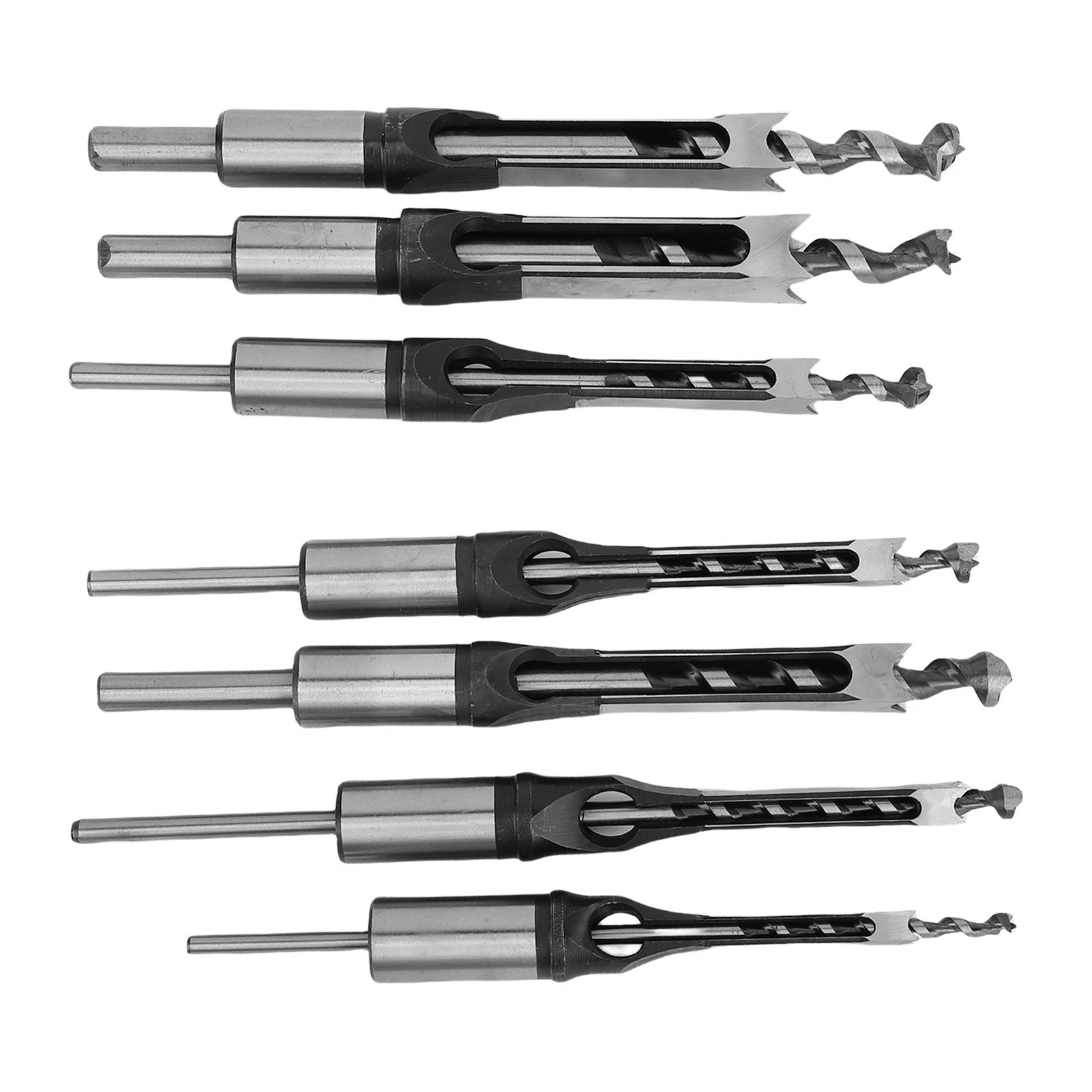 7 قطعة ثقب نقر لقمة ثقب النجارة ثقب المنشار بت مجموعة 1/4 5/16 3/8 7/16 1/2 9/16 5/8 بوصة