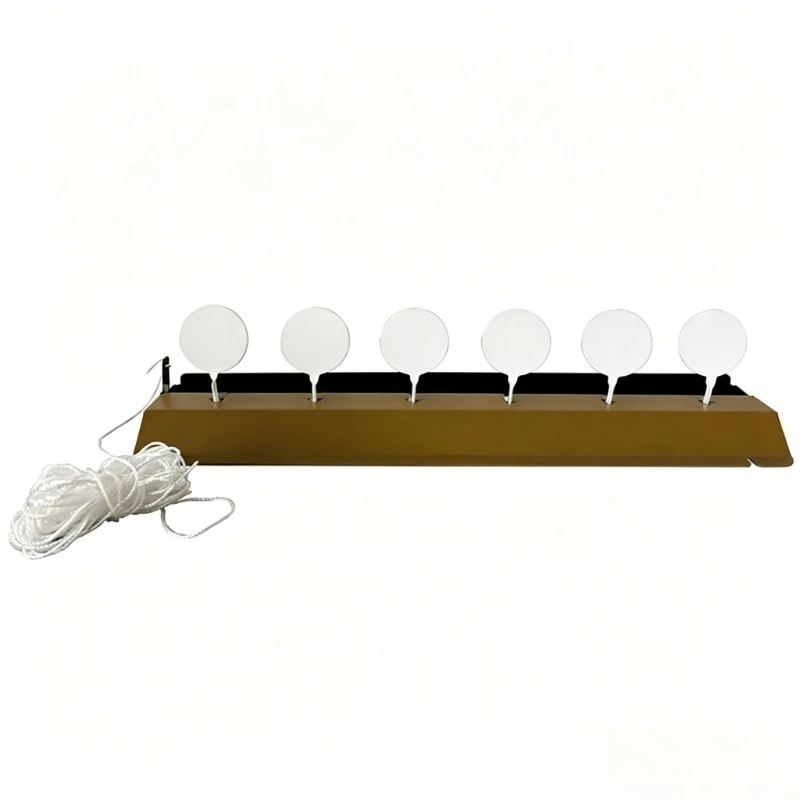 2 Inch Pull Reset Target Holder Slingshot Mud Ball Practice Target Rack for Outdoor Toy Target Game Training