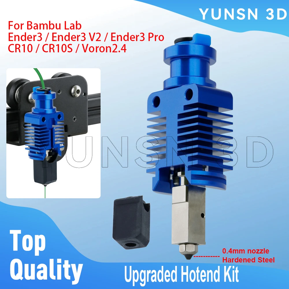 

Обновленный комплект Hotend 3,0 TZ E3 для Bambu Lab Ender 3/3 Pro/3 V2/CR10/VORON 2,4, высокоскоростной принтерный экструдер J-головка, детали 3D-принтера