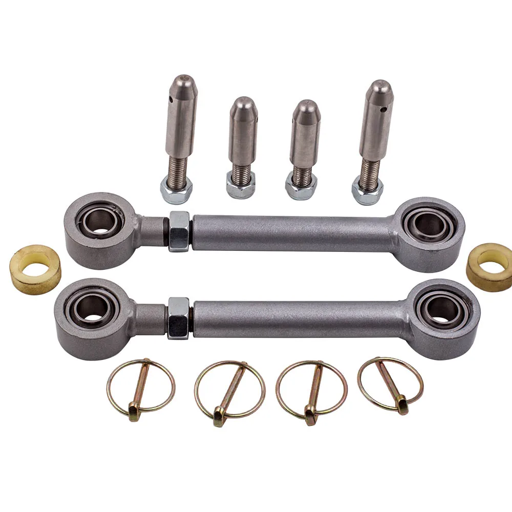 Front Sway Bar Links Disconnects Kit For Jeep Wrangler JK 2007-2018 2.5''-6