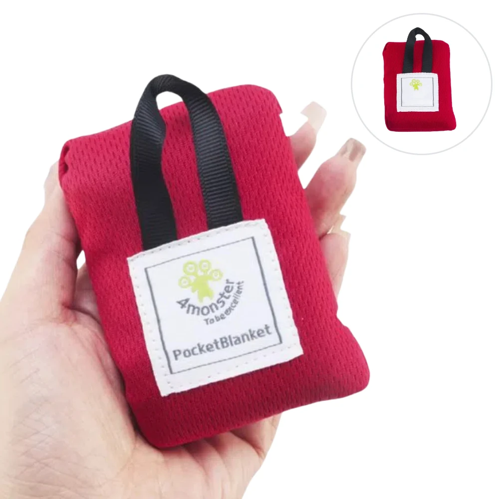 1pc cobertor de piquenique, almofada de tapete, bolso portátil de acampamento à prova dwaterproof água, saco de praia dobrável ultra leve, saco de esportes ao ar livre