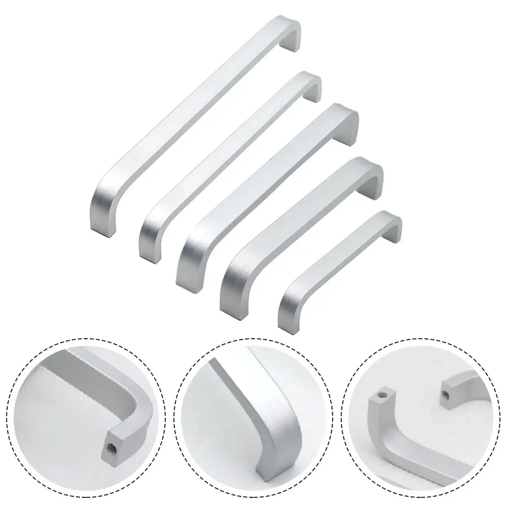 Zinc Aolly Black Cabinet Handles Wardrobe Kitchen Cupboard Pulls Drawer Knobs Fashion Furniture Handle Door Hardware