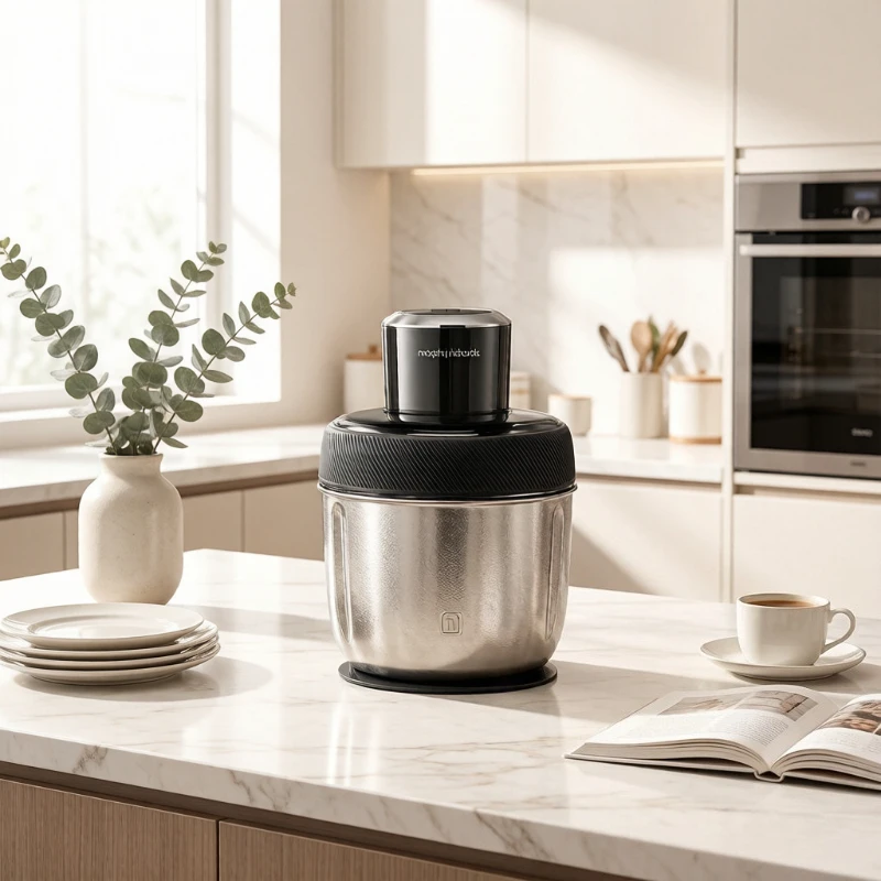 2026 New Meat Grinder Unisex with Titanium Bowl, Large Capacity Multi-Function Mincer Blender for Home, Sharp Easy Clean Strong