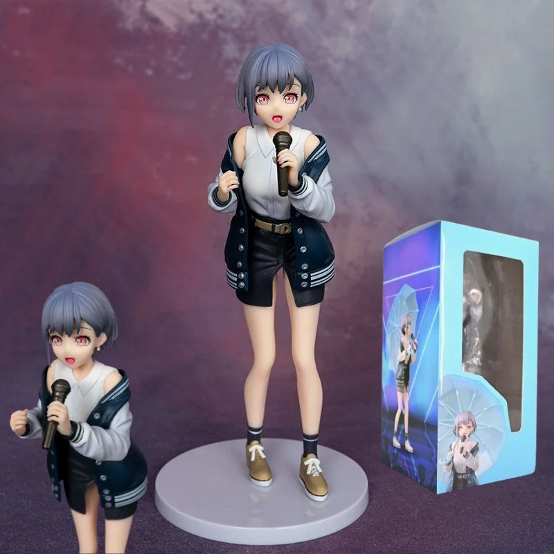 

Takamatsu Tomori Mygo! Lead Singer 22cm Singing Scene Sexy Figure Beauty Girl Model Kawaii Doll Computer Ornaments Anime Toy