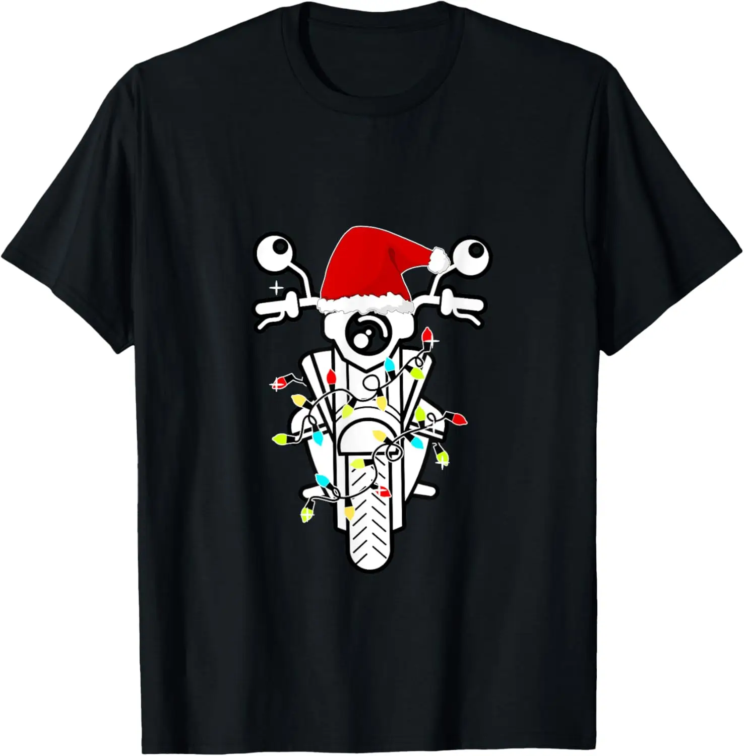 

Biker Bike Santa Hat Motorbike Funny Motorcycle Christmas T-Shirt Motorcycle