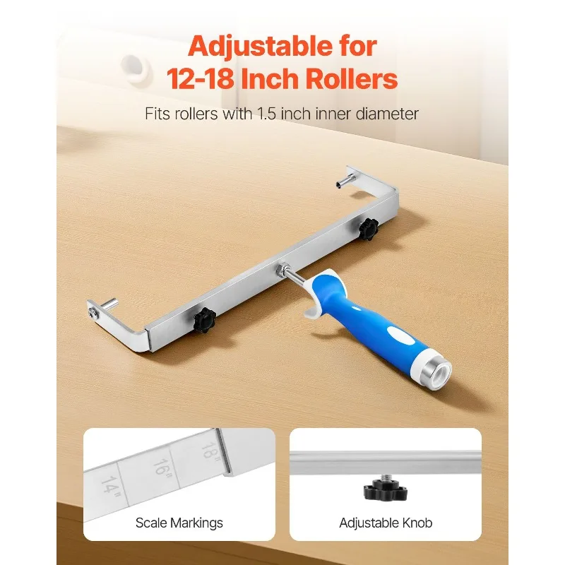 لوازم الرسم بإطار أسطوانة الطلاء لمنازل الحائط 12-18 بوصة قابلة للتعديل