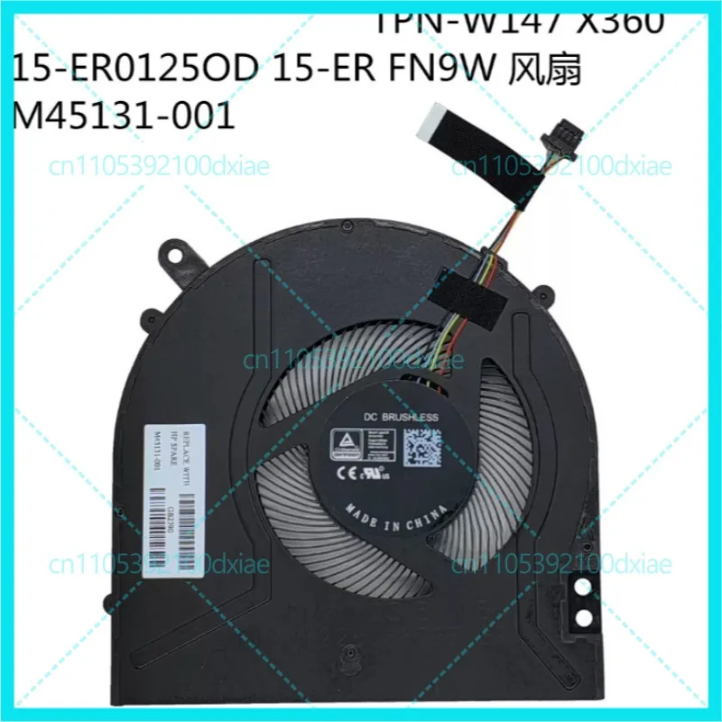 

Новый вентилятор охлаждения процессора для HP Pavilion X360 15-ER 15-ER1047nr 15-ER0008ca 15-ER0225od TPN-W147 M45131-001
