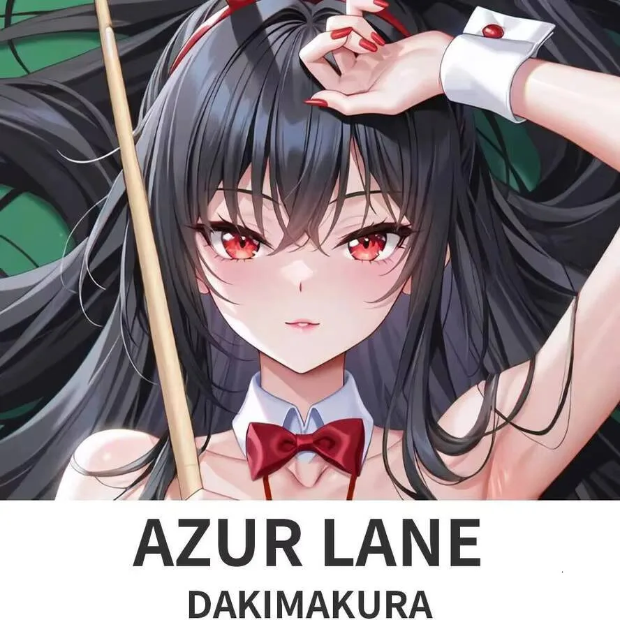 

Lane Taihou Bunny Body Pillow Case Cover Azur Dakimakura 2WAY Hing Anime Cushion