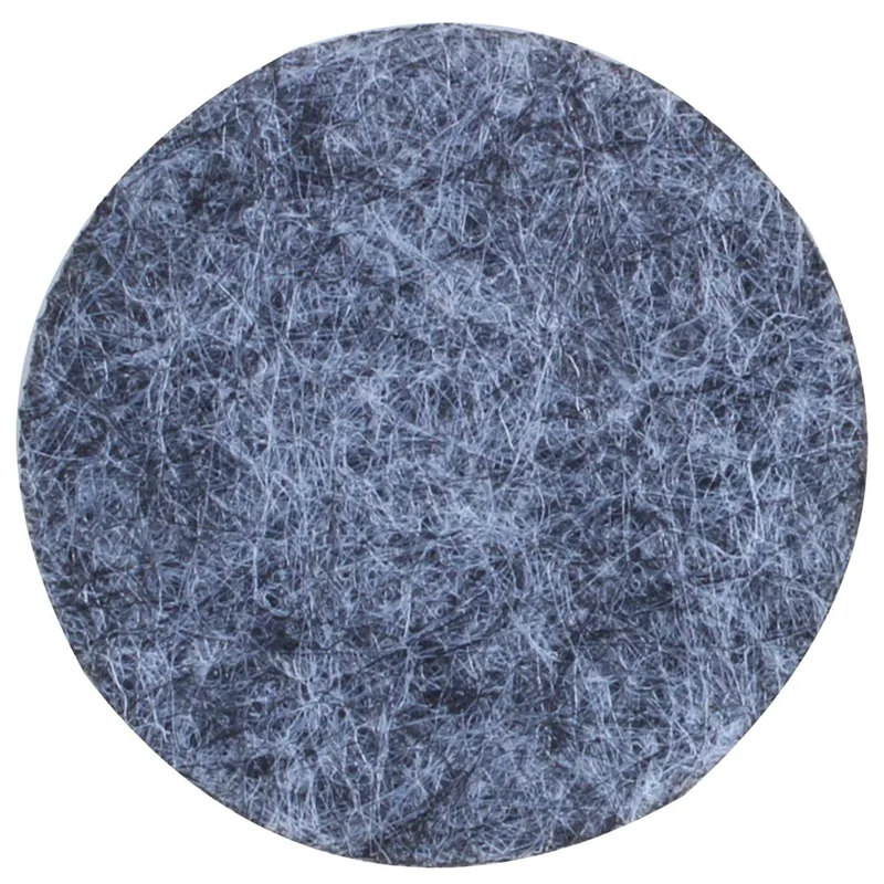 A47U 400Pcs Round Shaped Table Chair Furniture Leg Felt Mat Pad Gray