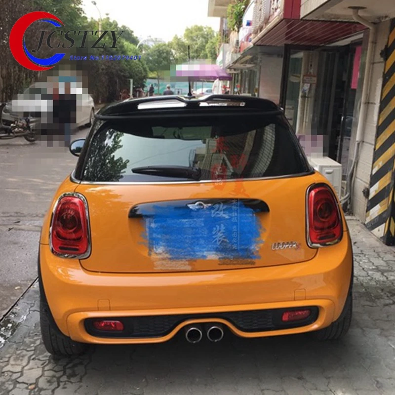 

For MINI Cooper S 2.0T F56 F55 S JCW Spoiler High Quality FRP UNPAINTED / REAL CARBON FIBER 2013-2020