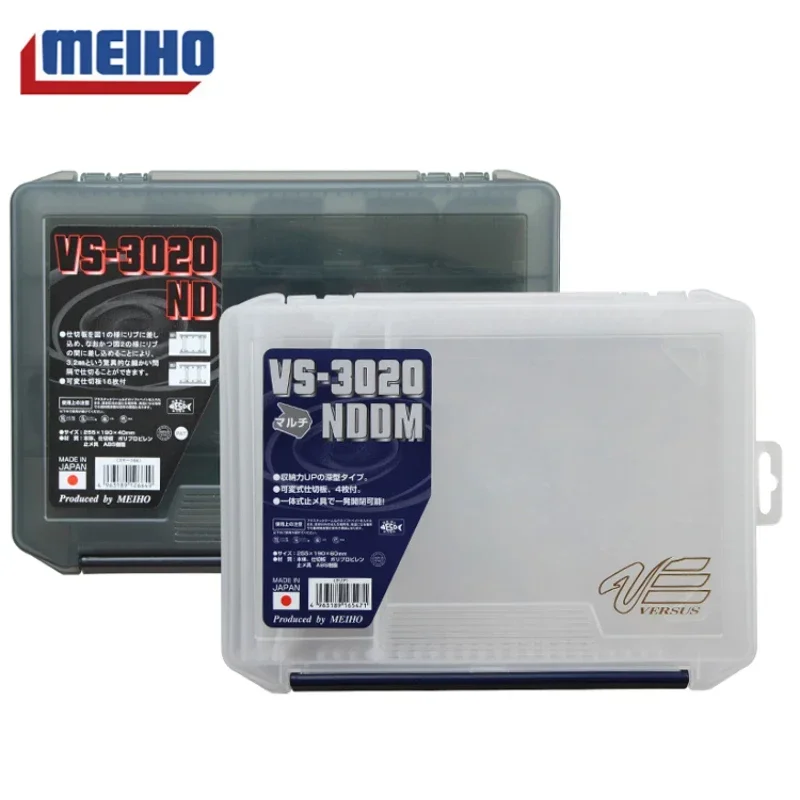 Japan MEIHO Fishing Box Accessories Portable Plastic Tool 3020 Fishing Gear Box