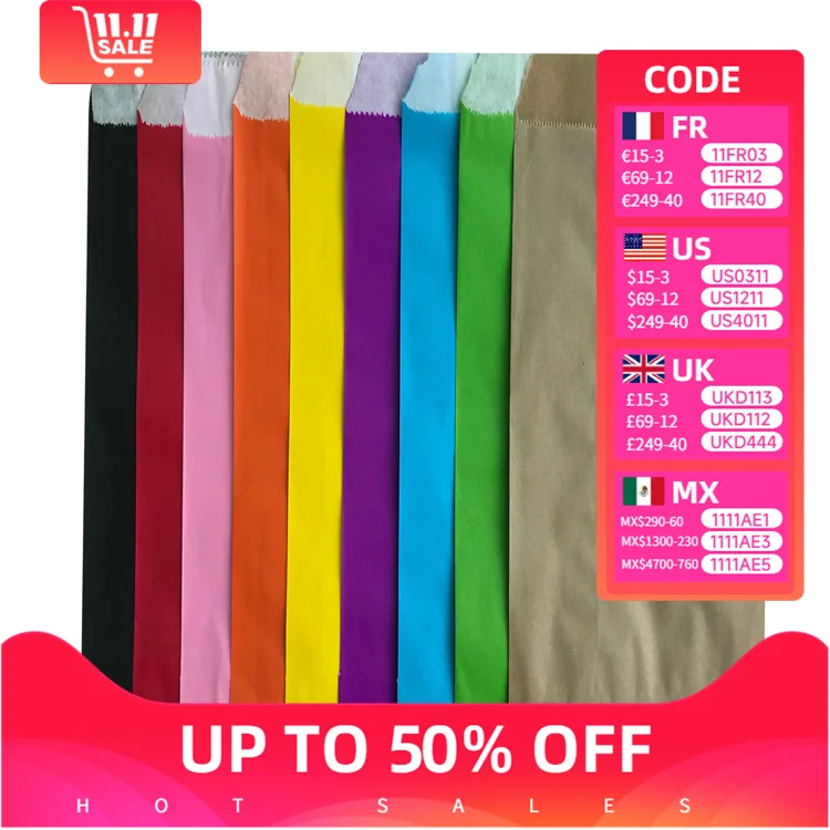 

100PCS Premium Kraft Paper Candy Gift Bags Food Safe for SnacksWedding Birthday Party Favors Small Size Decorative Packaging